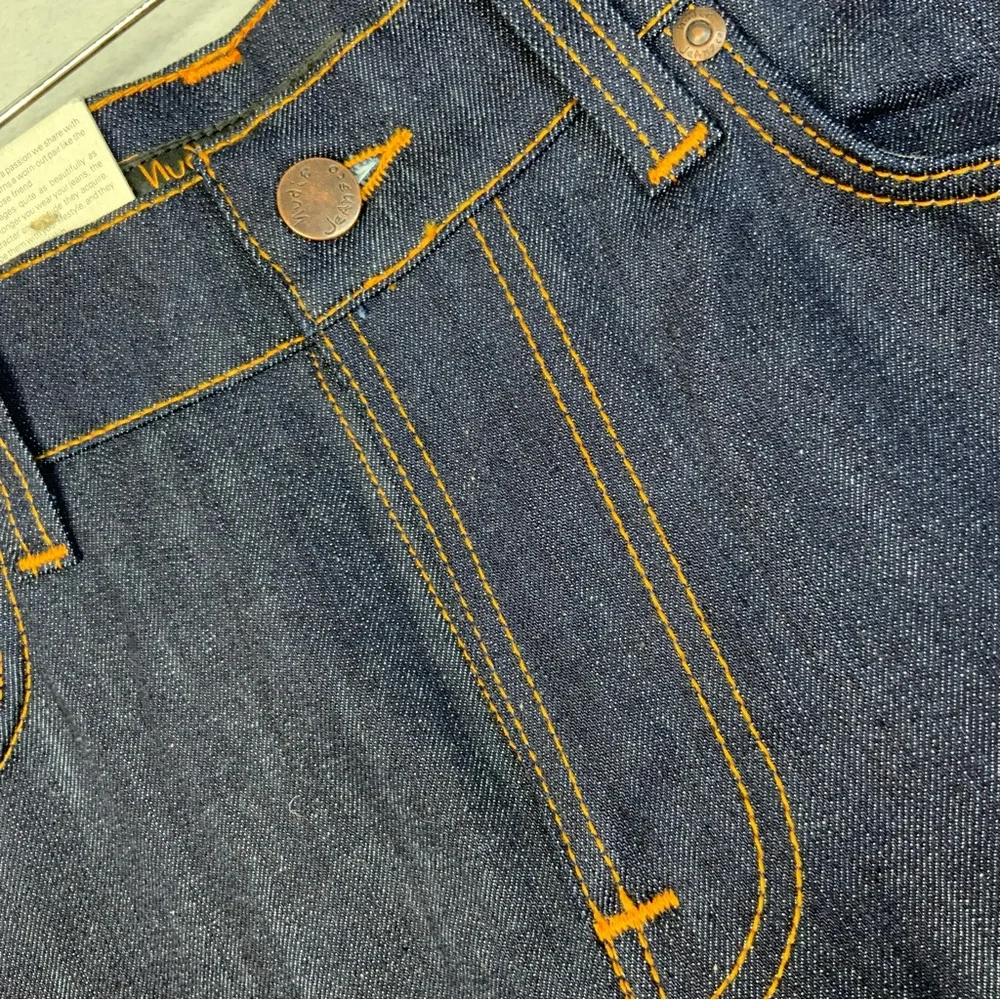 Nudie Thin Finn Dark Wash Denim Blue Jeans. Mens Size W30 x L34. (NWT) - Picture 7 of 11